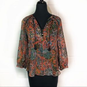 Anthropologie Edme & Esyllte Niya Boho Blouse
